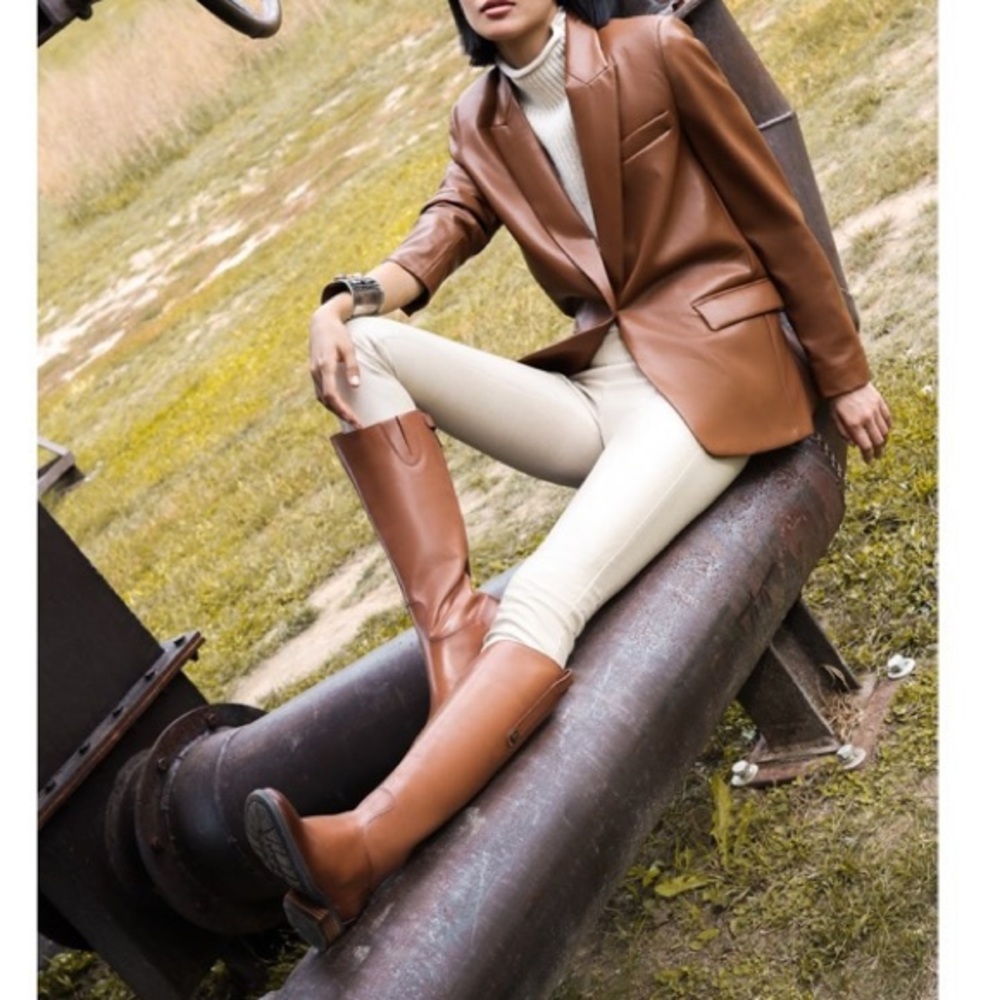 New: Sam Edelman Penny Leather Riding Boot. Size 8